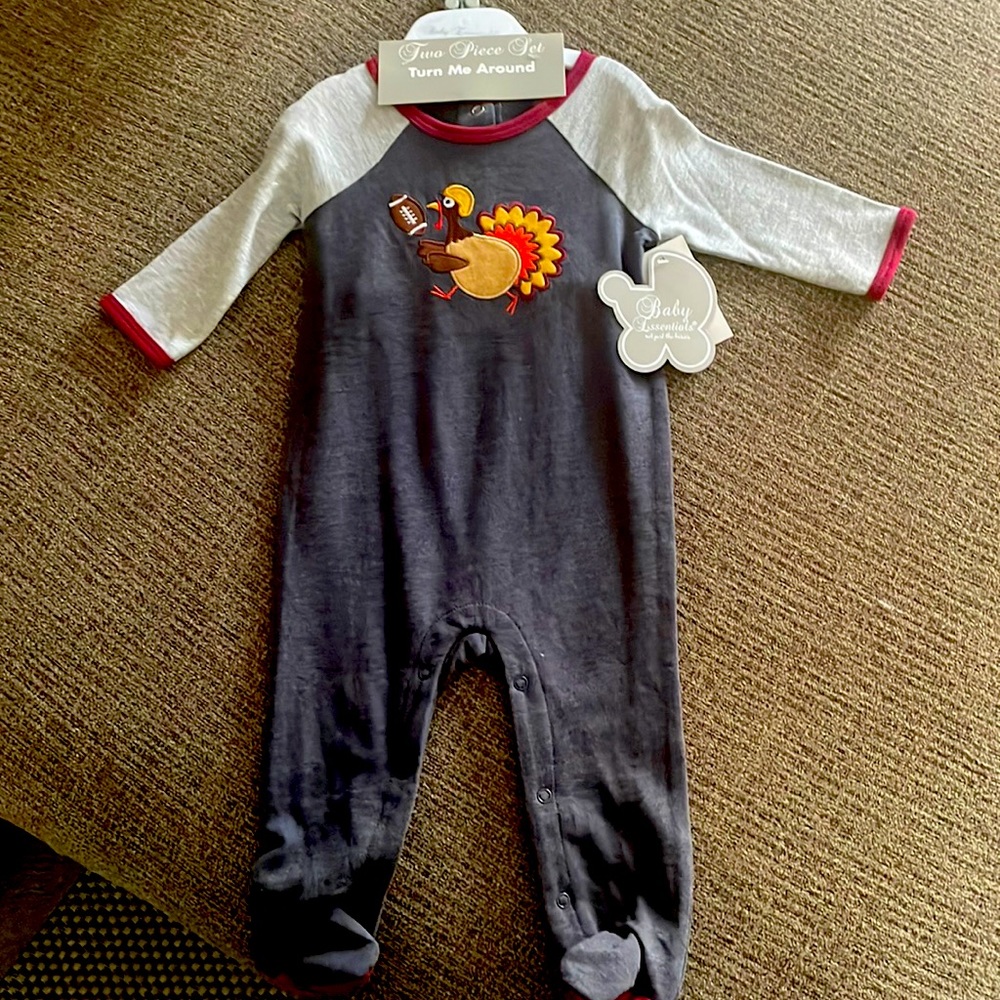 Thanksgiving one-piece outfit
